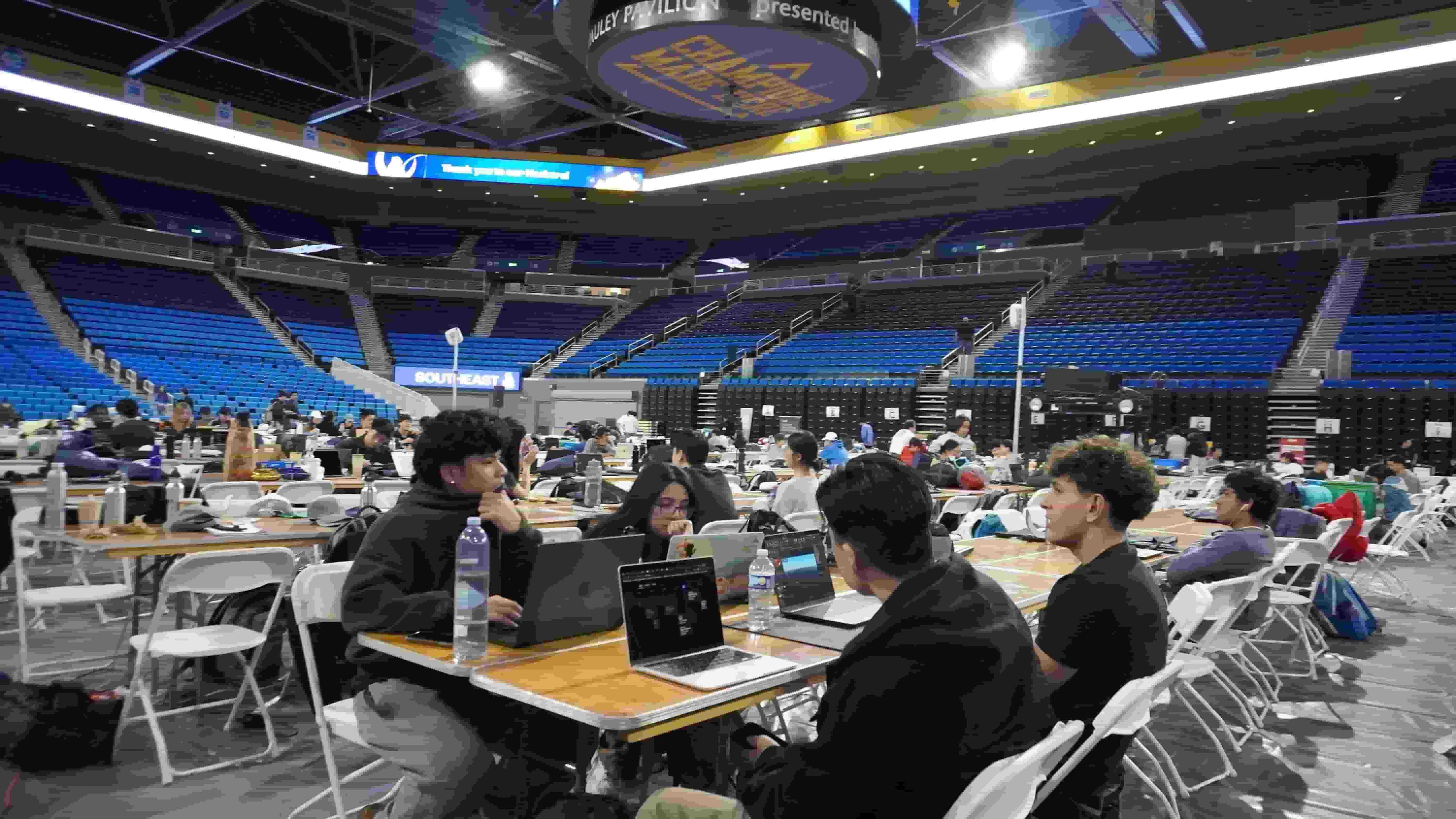 Late-night hacking session